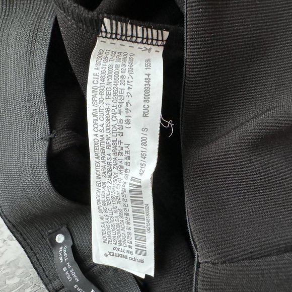 Zara Short Ribbed Leggings - Picture 6 of 6